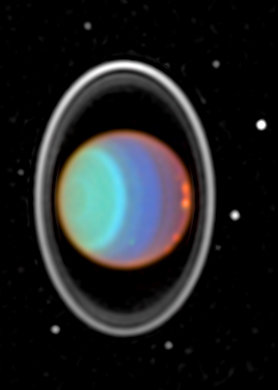 Sputniki Urana, kol'ca i oblaka