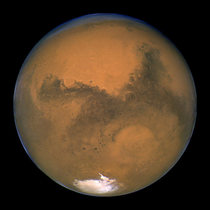 Big Mars from Hubble