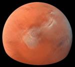 Облака над Тарсисом на Марсе