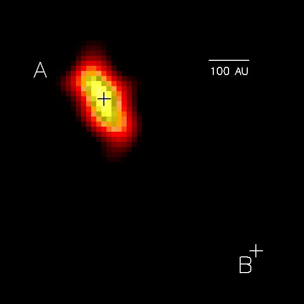 HR 4796A: obrazovanie planet