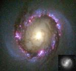 NGC 4314: кольцо звездообразования в ядре