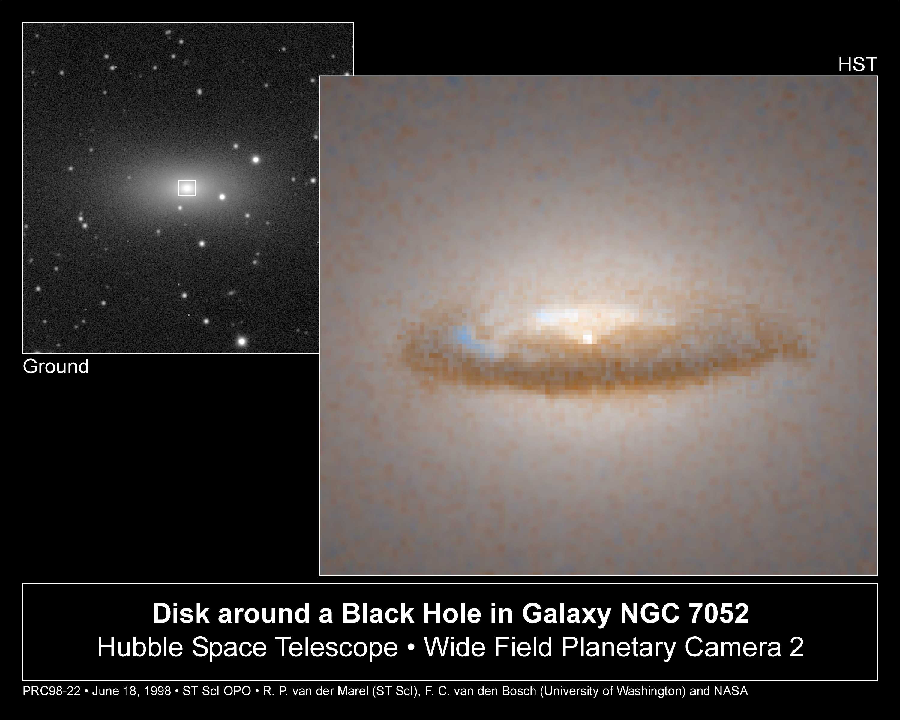 The Doomed Dust Disk of NGC 7052