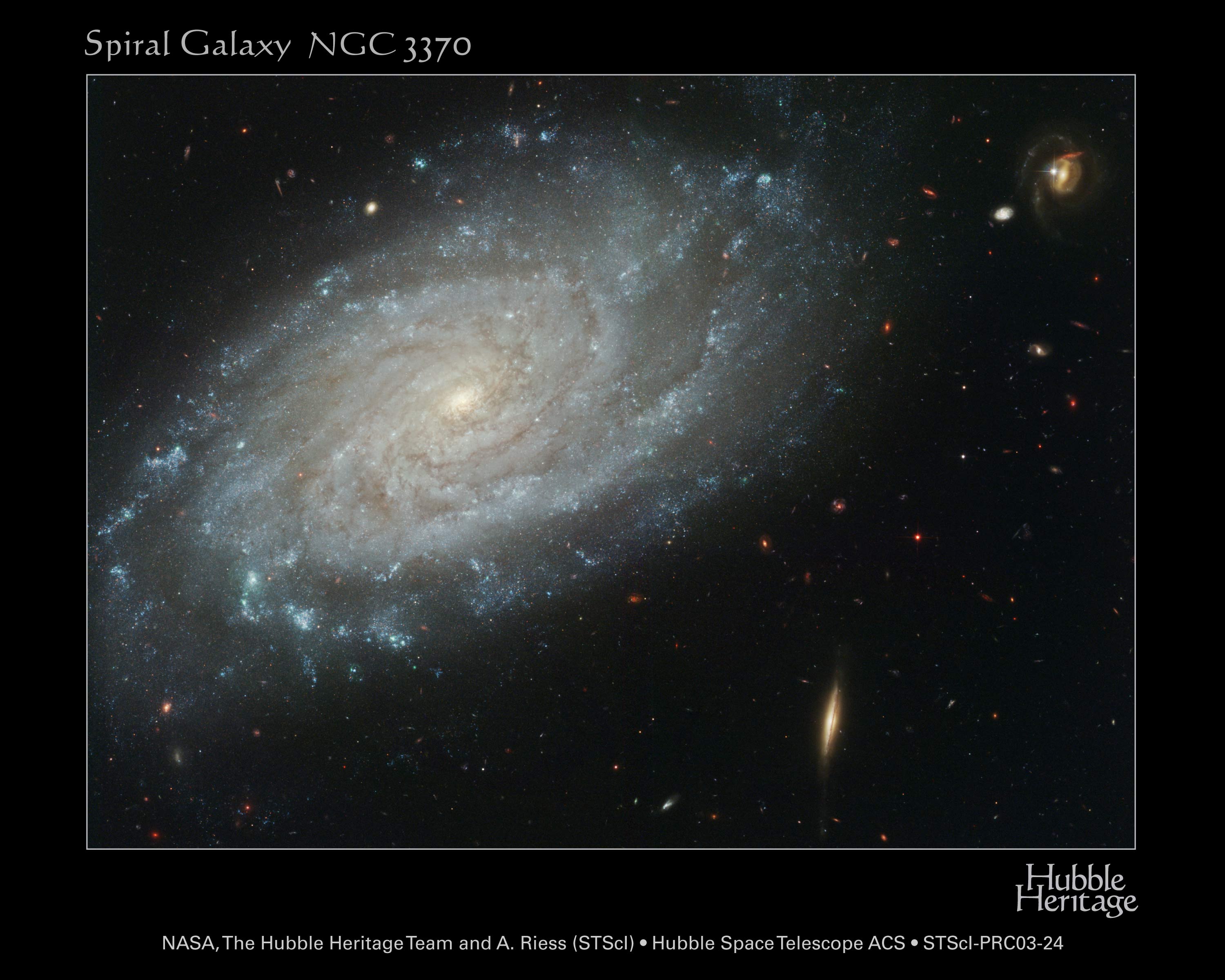 NGC 3370:  podrobnyi vid