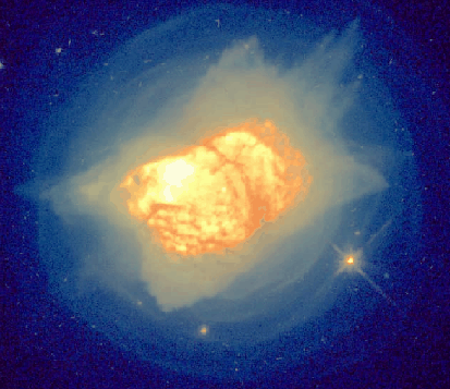 Tumannost' umirayushei zvezdy NGC 7027