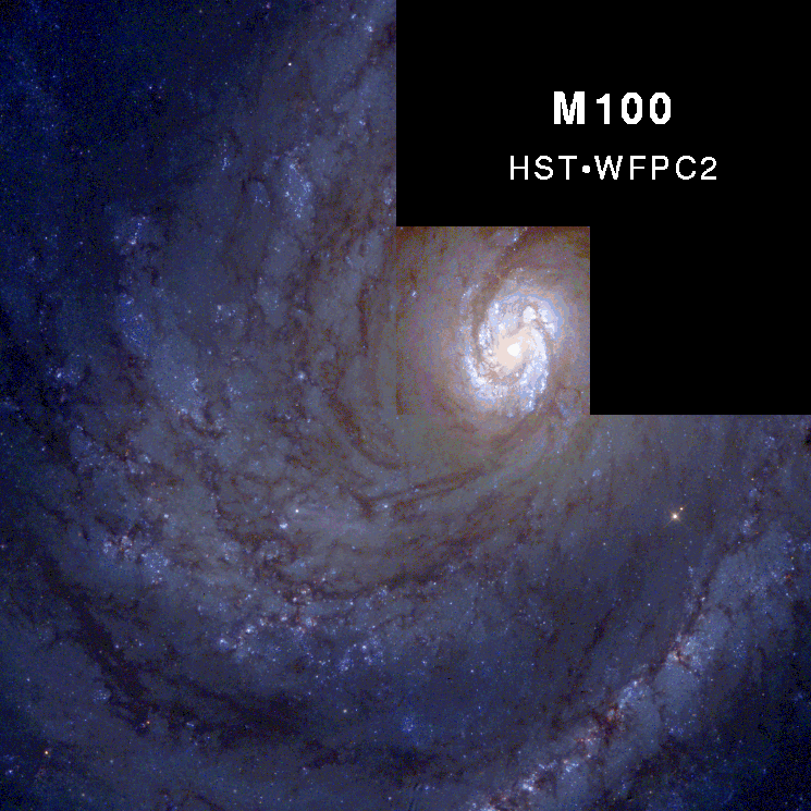 M100 and the Expanding Universe