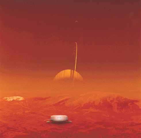 Vid na Saturn s Titana