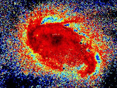 Kometoobraznye oblaka v galaktike Koleso telegi