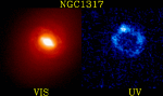 Kol'co zvezdoobrazovaniya v galaktike NGC 1317