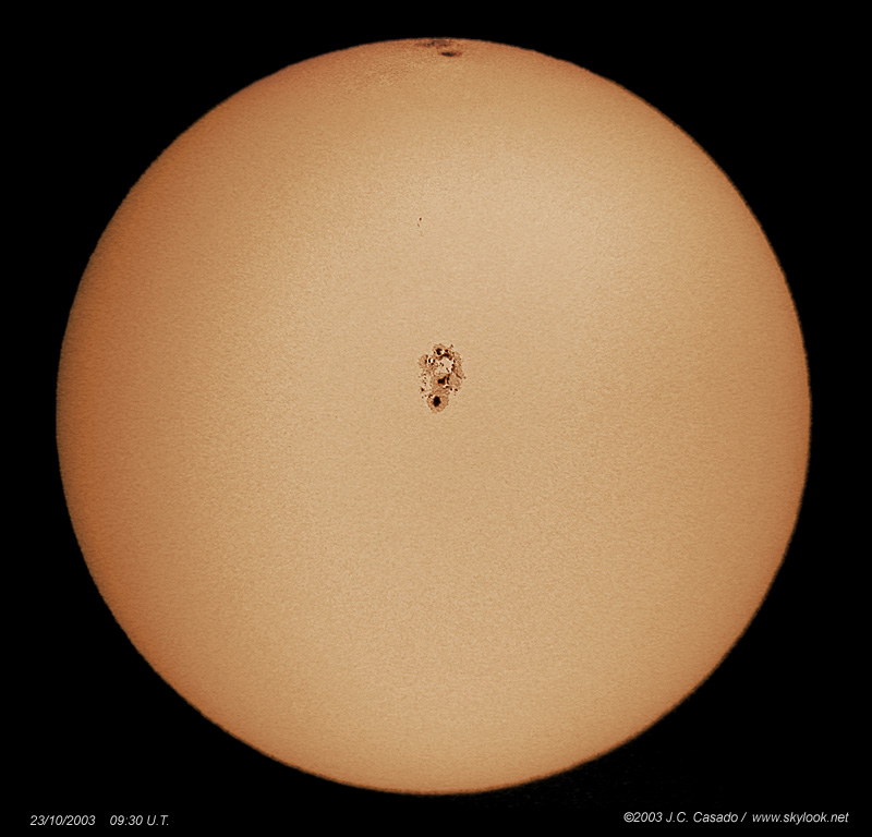 Large Sunspot Groups 10484 and 10486