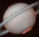 Полярное сияние на Сатурне