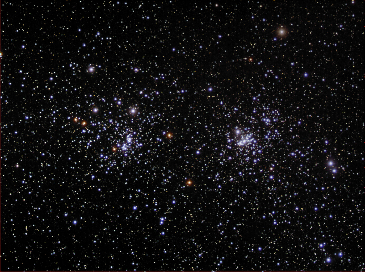 NGC 869 i NGC 884: dvoinoe rasseyannoe skoplenie