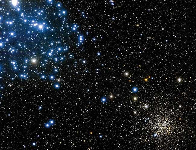 Rasseyannye zvezdnye skopleniya M35 i NGC 2158