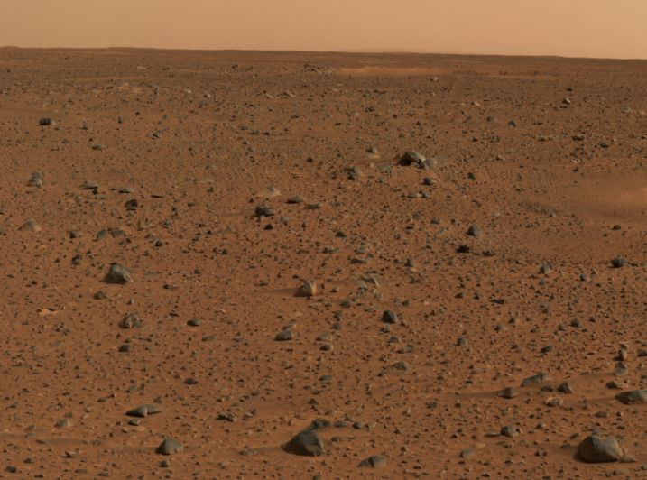 Krasnaya planeta Mars: vid so "Spirita"