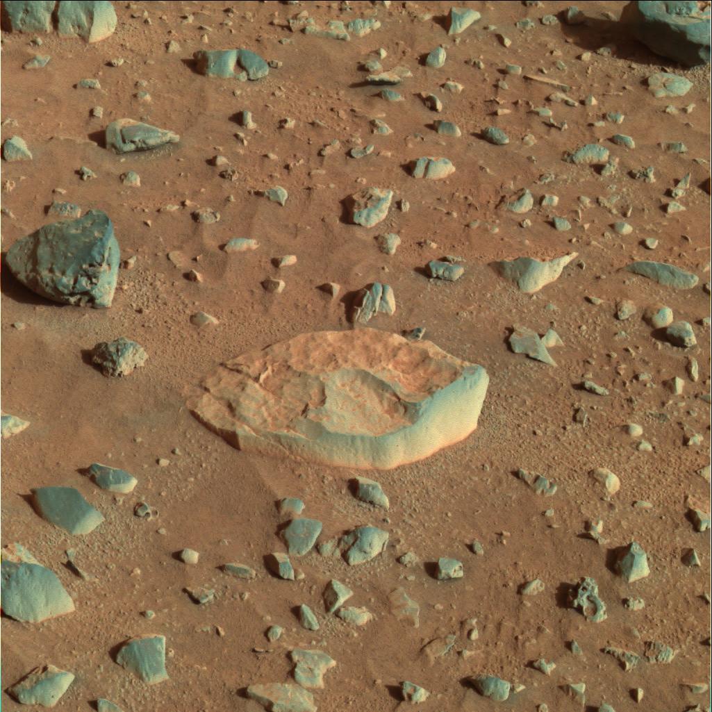 White Boat Rock on Mars