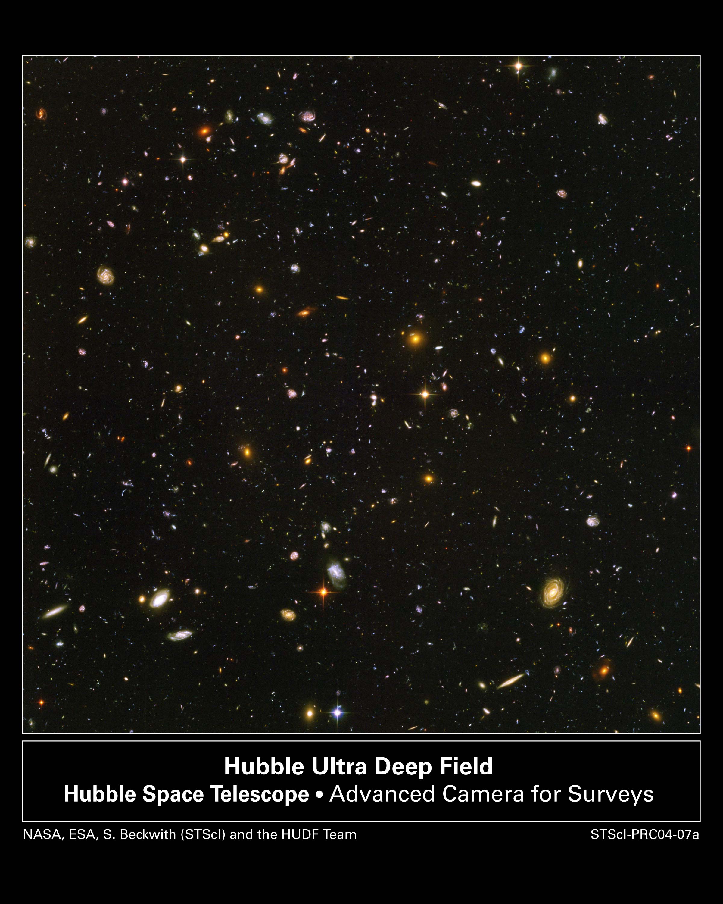 Oblasti glubokogo obzora kosmicheskogo teleskopa im.Habbla