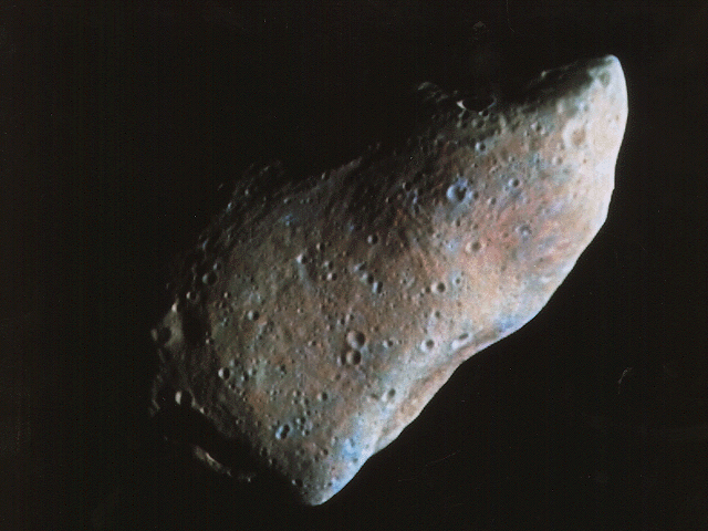 Lico asteroida Gaspra