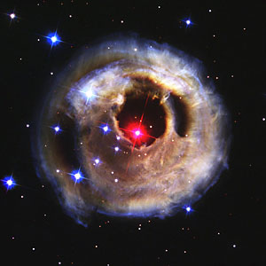 Световое эхо вокруг звезды 838 Единорога
