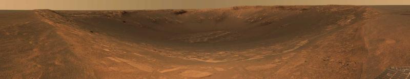 Krater Endurans na Marse
