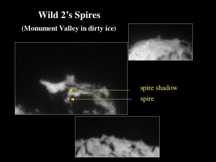 Neobychnye shipy na komete Wild 2