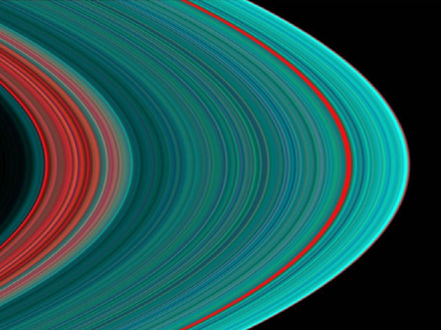 Cassini Images Saturns A Ring