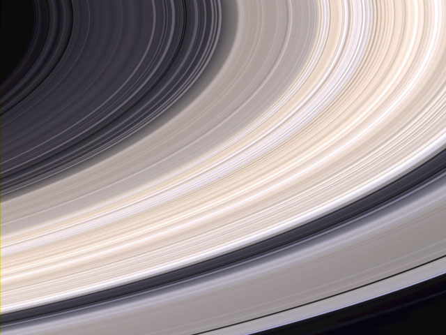 Saturns Rings in Natural Color