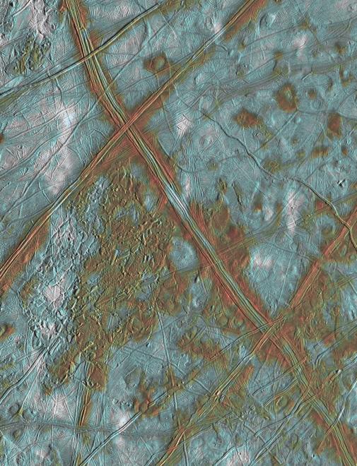 Europa: Ridges and Rafts on a Frozen Moon