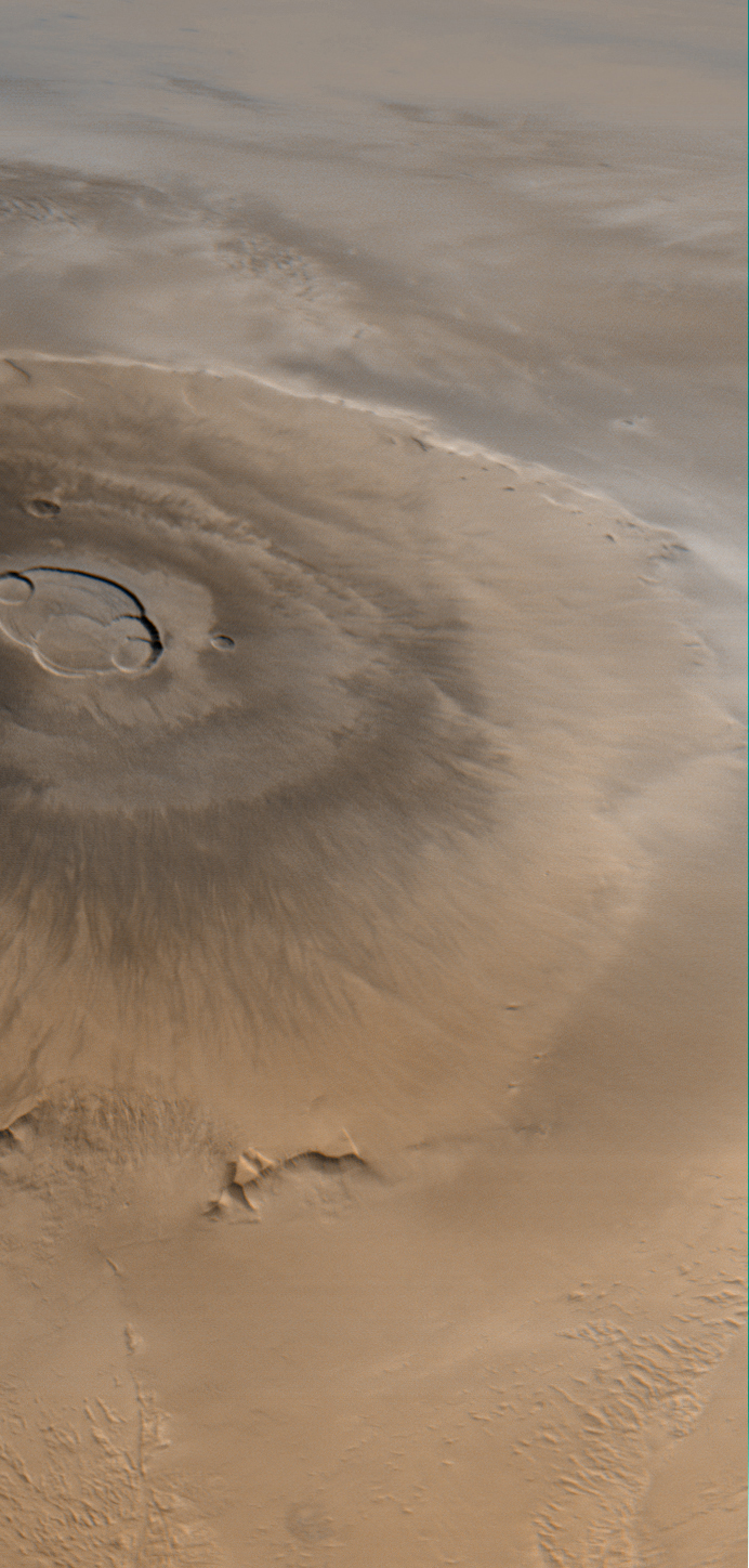 Olympus Mons From Orbit