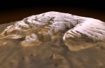 Трехмерный северный полюс Марса