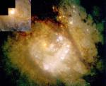 В центре спиральной галактики M83