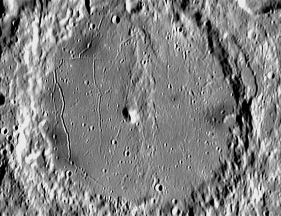Volcanic Craters on the Moon
