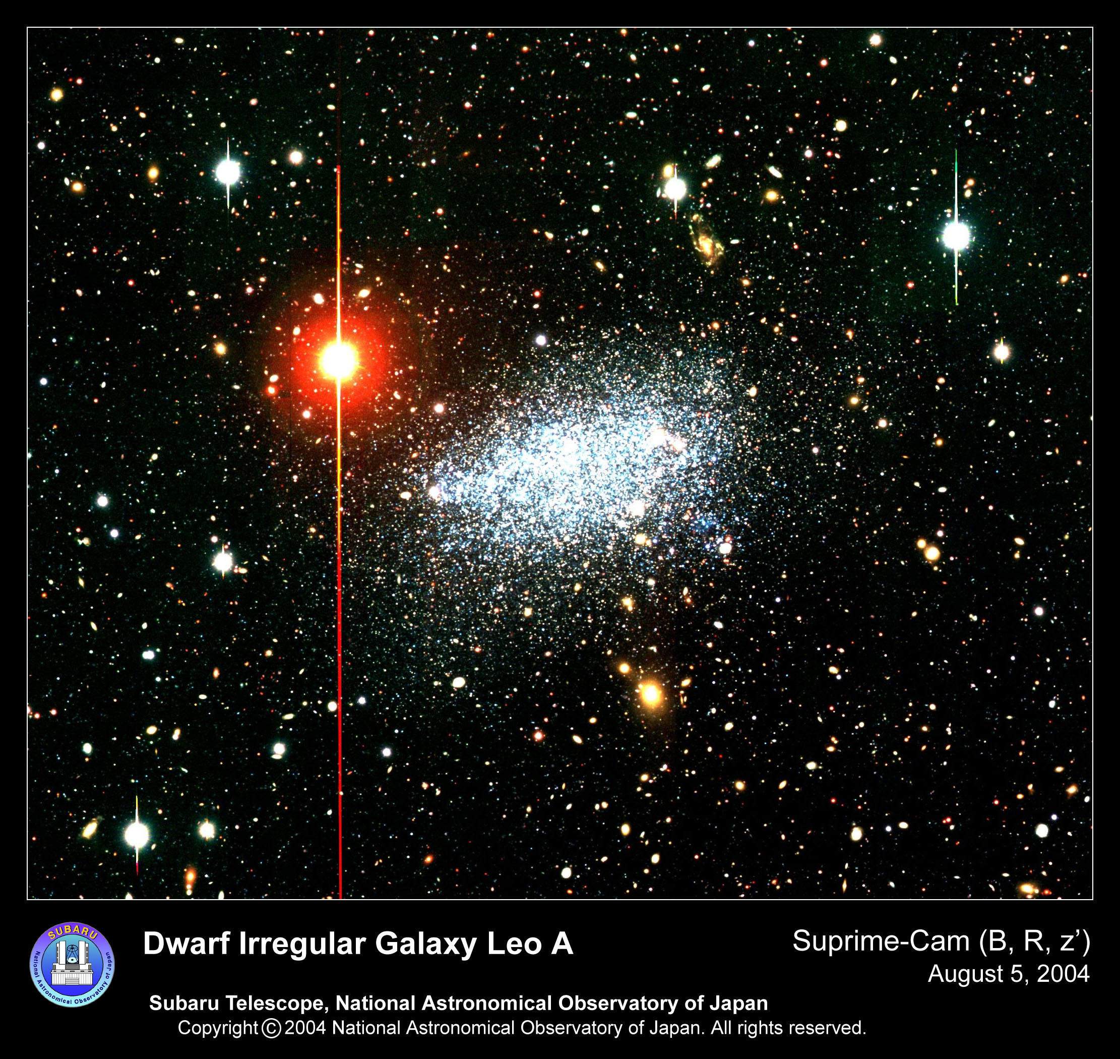 Leo A: Nearby Dwarf Irregular Galaxy