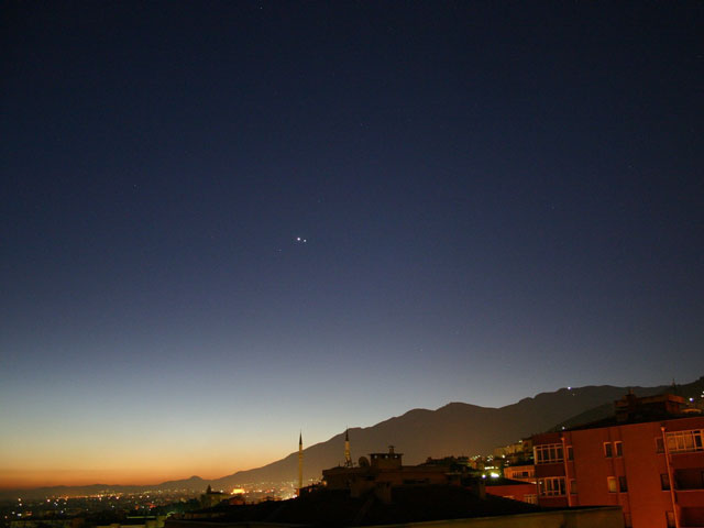Jupiter and Venus at Sunrise