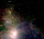 Туманность Ориона: вид в телескоп UKIRT