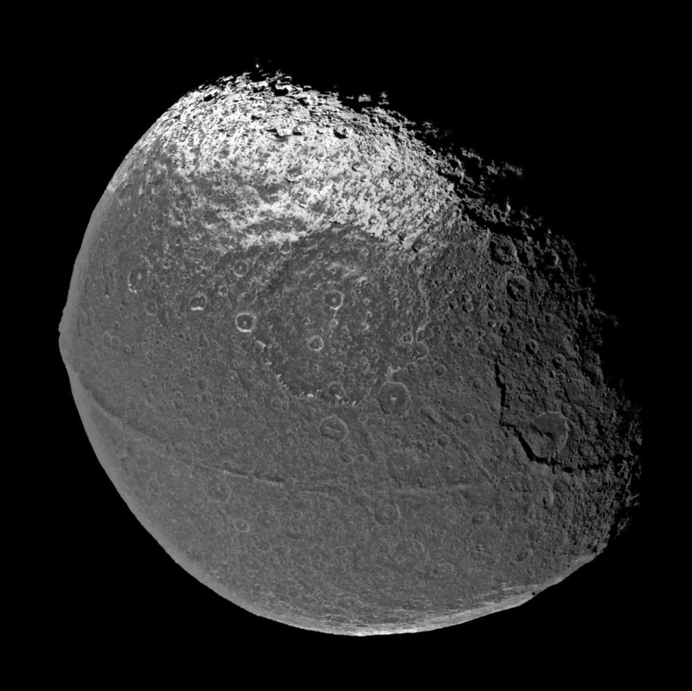 Saturns Iapetus: Moon with a Strange Surface