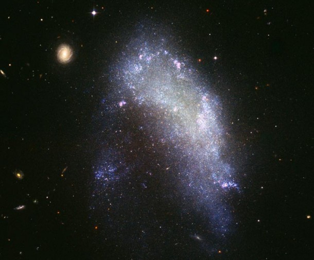 NGC 1427A: Galaxy in Motion