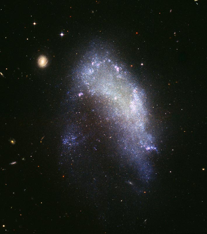 NGC 1427A: galaktika v dvizhenii