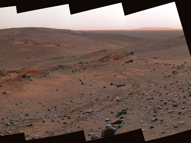 Выход пород Мафусаил на Марсе