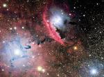 Звезды, пыль и туманность в NGC 6559