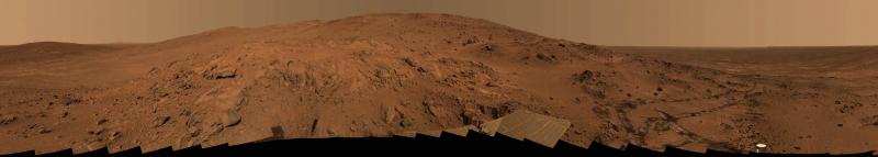 A Panorama of Mars from Larrys Lookout