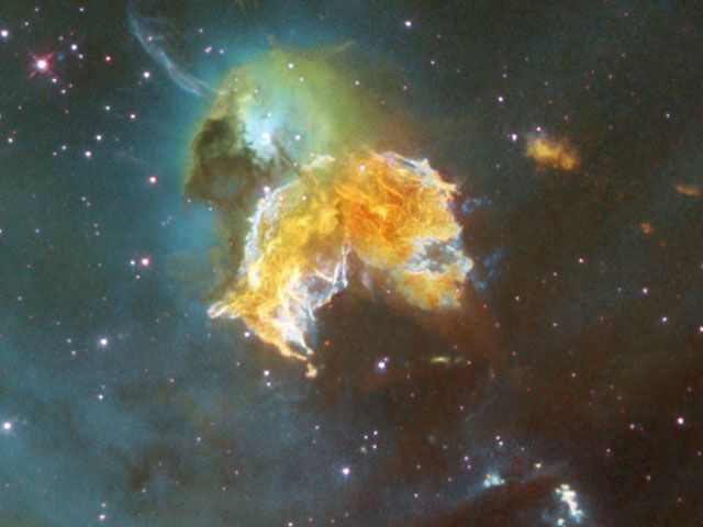Rampaging Supernova Remnant N63A