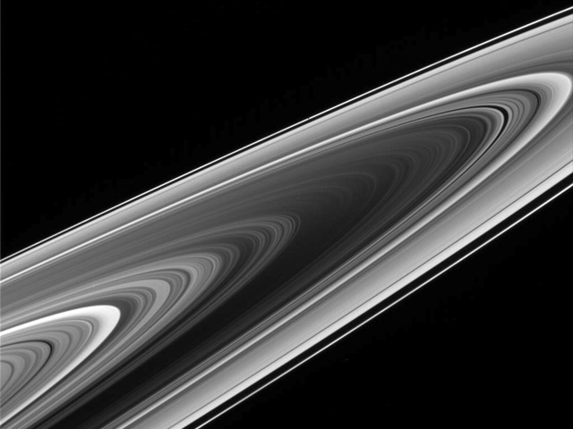 Saturns Rings from the Other Side