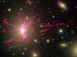 Neobychnye gazovye volokna vokrug galaktiki NGC 1275