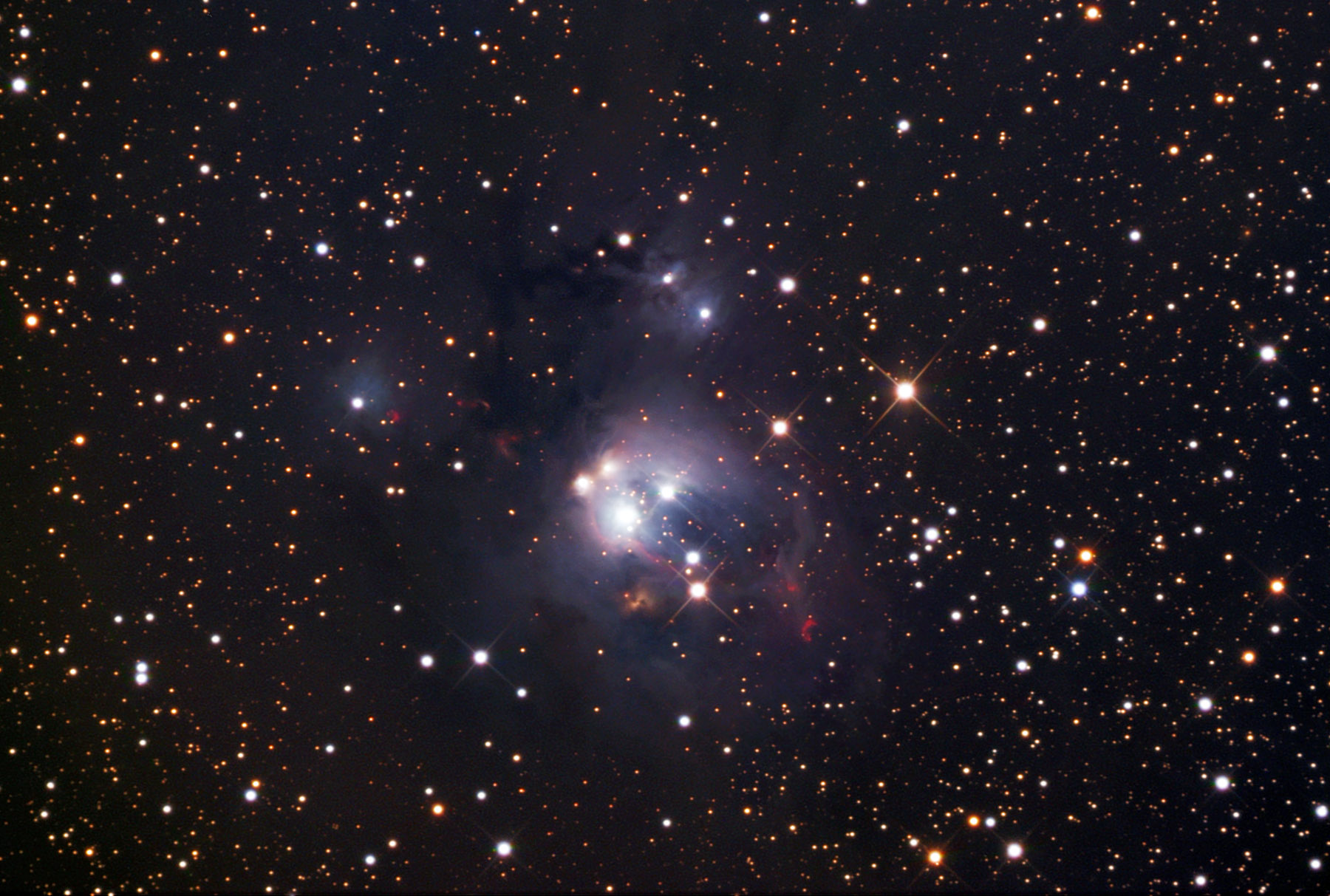 Molodye solnca v NGC 7129