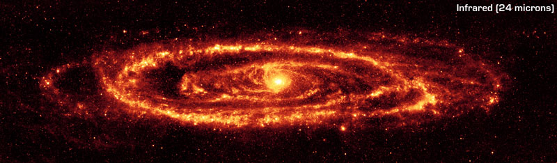 The Andromeda Galaxy in Infrared