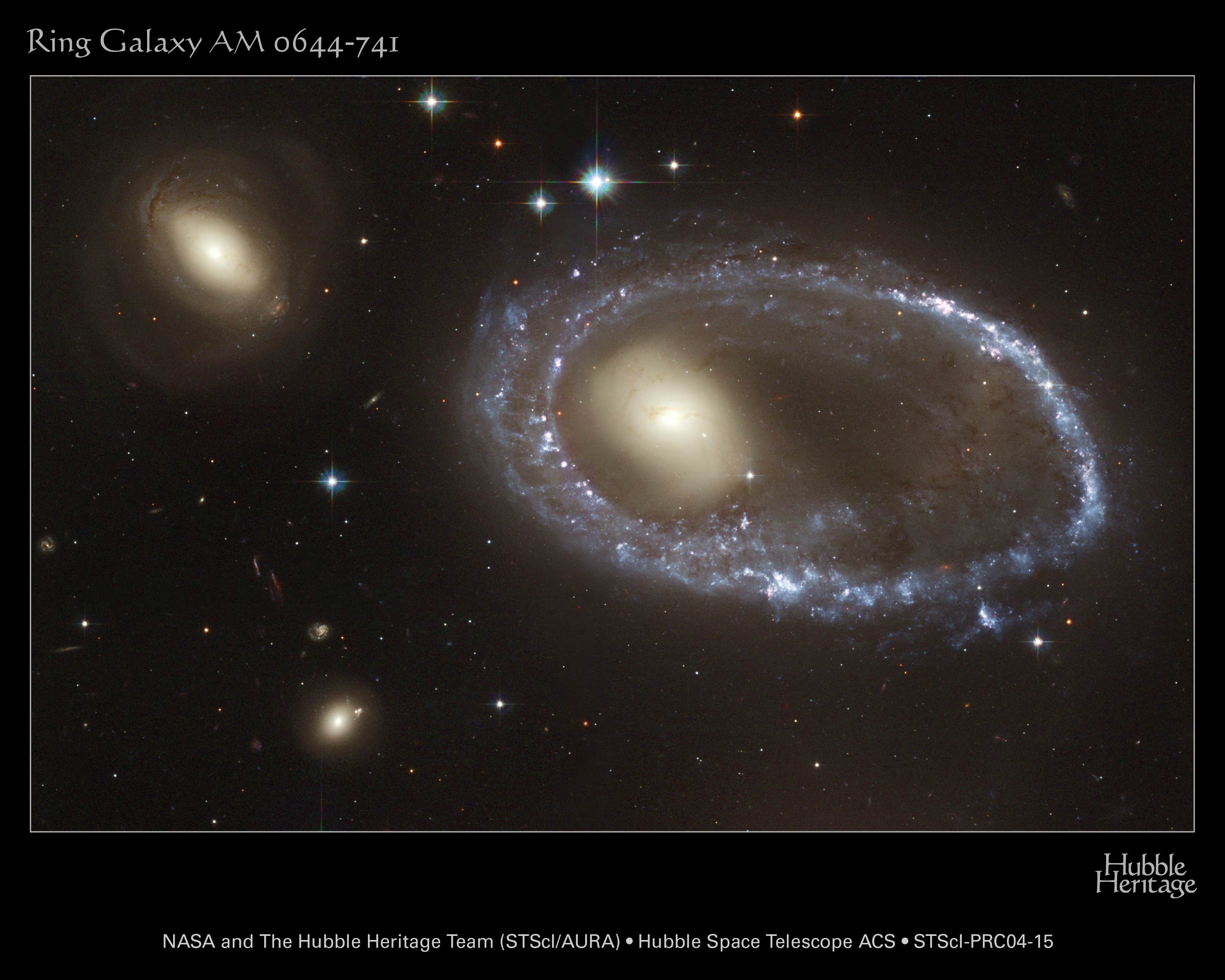 Ring Galaxy AM 0644 741 from Hubble