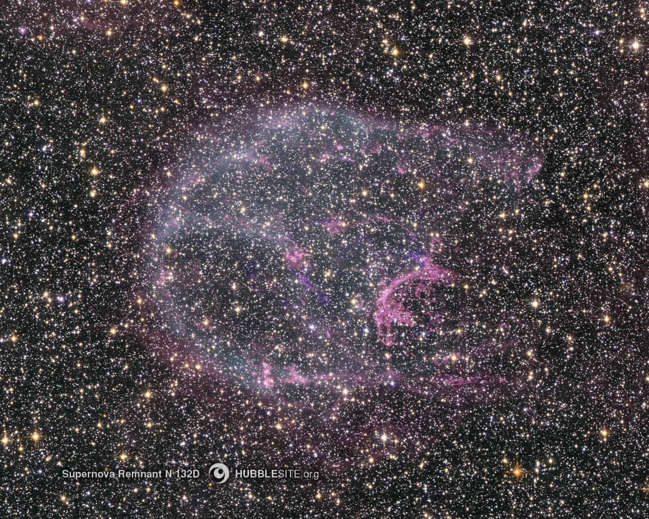Supernova Remnant N132D in Optical and X Rays
