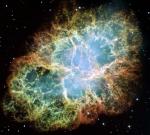 Крабовидная туманность: вид в телескоп Хаббла