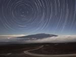 Следы звезд над Мауна Кеа
