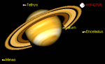 Saturn i zvezda HIP 42705 v 21 chas 28 minut (Msk) 25.01.06