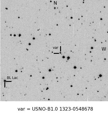 USNO-B1.0 1323-0548678: a New EW Star in the Field of BL Lac